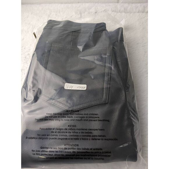 Gap Vintage 90’s luxurious black Genius leather high-waist bootcut fully lined p - Picture 9 of 10